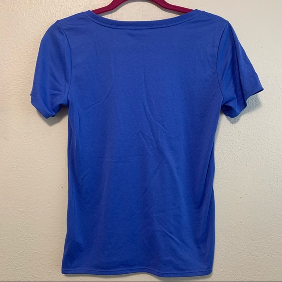 Women’s Scoop Neck Dri-fit Top in Size S, Blue - Picture 2 of 6